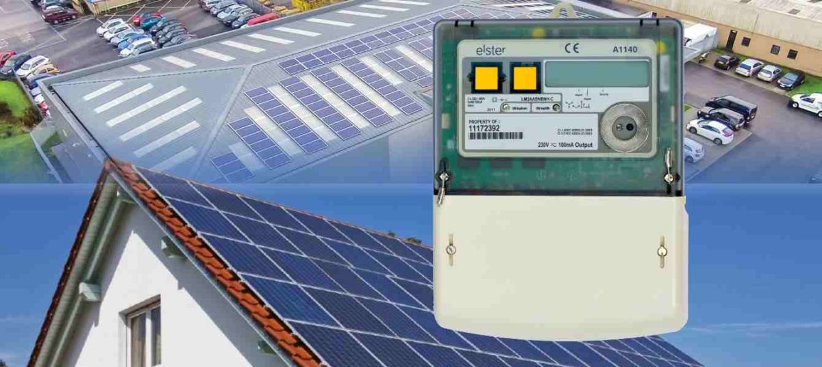 elster commercial meter solar rooftop
